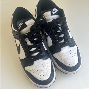 Nike Black and White Dunk Sneakers